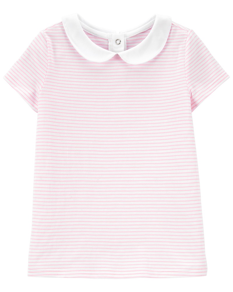 Carter's OshKosh B'gosh Футболка с воротничком, розовый