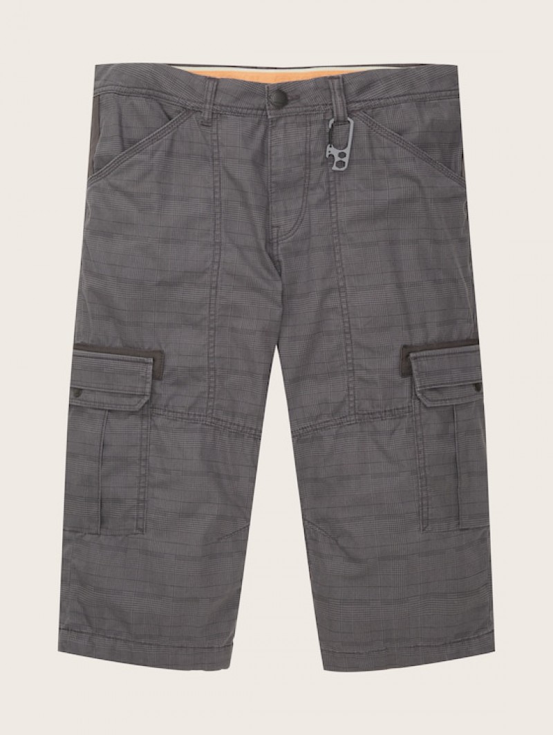TOM TAILOR Pantaloni scurți de marfă cu un model