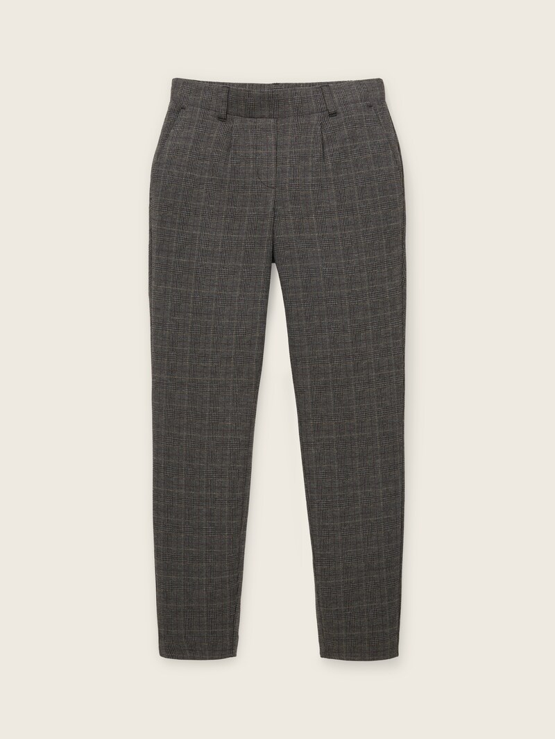 TOM TAILOR Pantaloni largi cu model Glencheck