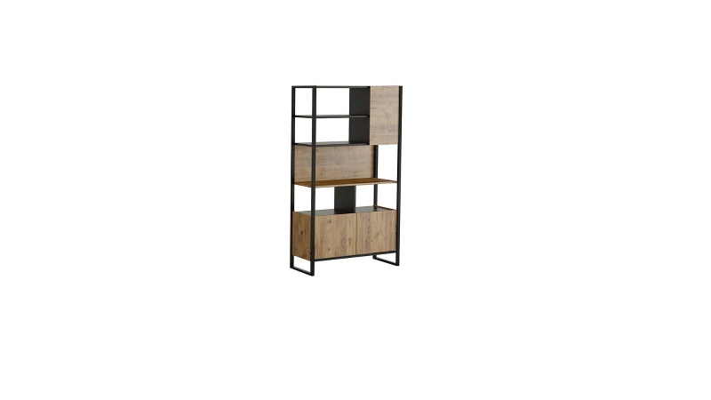 Bibliotecă lată PIENA 88283 GENIS METAL KITAPLIK 96CM