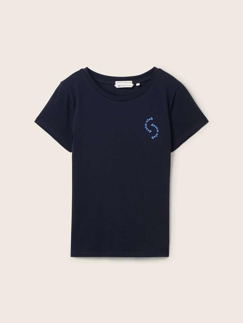 TOM TAILOR Tricou de bază din bumbac organic