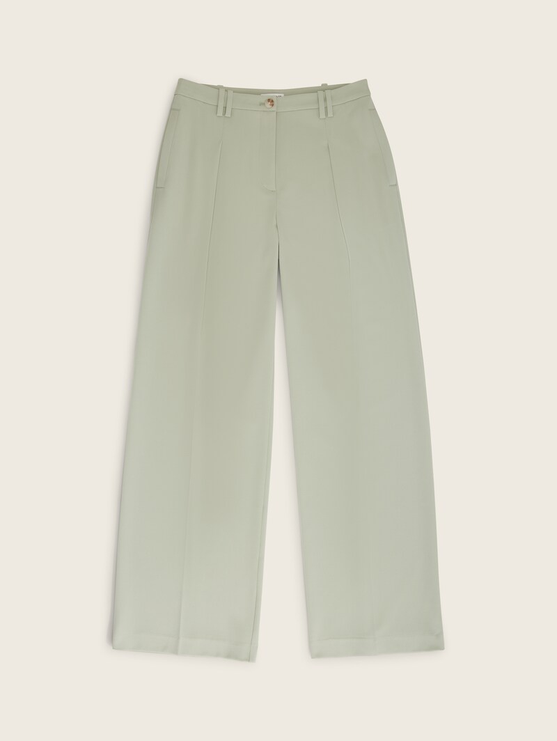 Pantaloni largi Lea din poliester reciclat