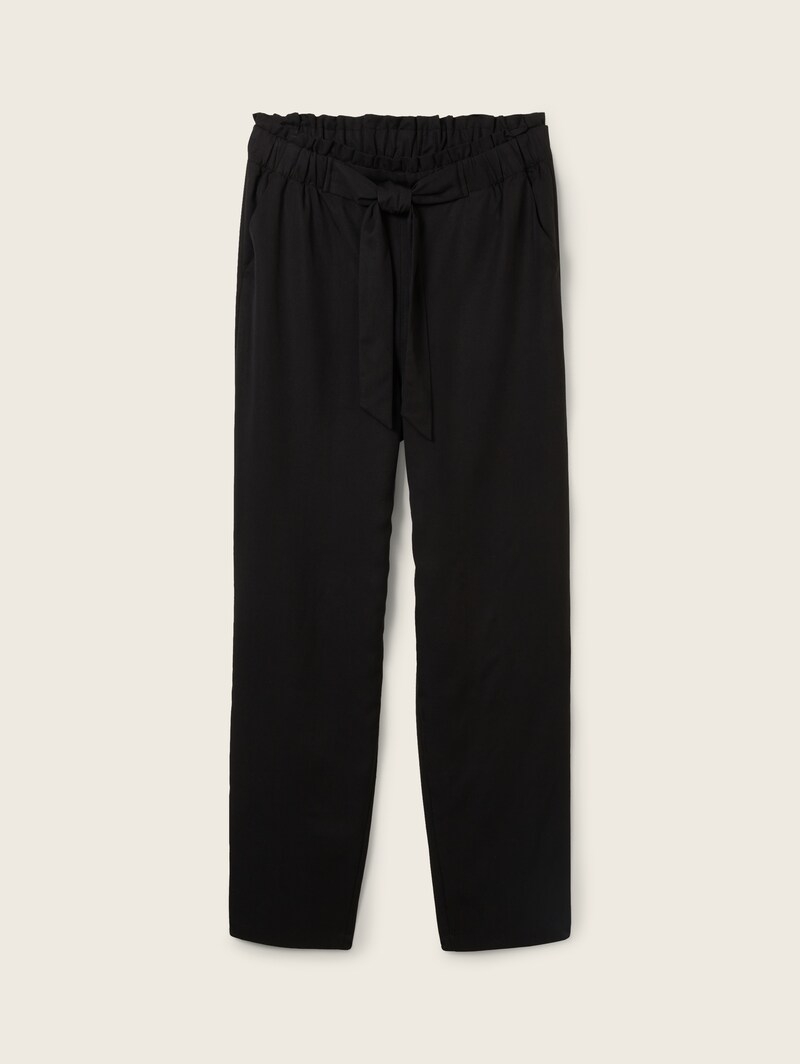 TOM TAILOR Pantaloni din pungi de hârtie cu lyocell TENCEL(TM)