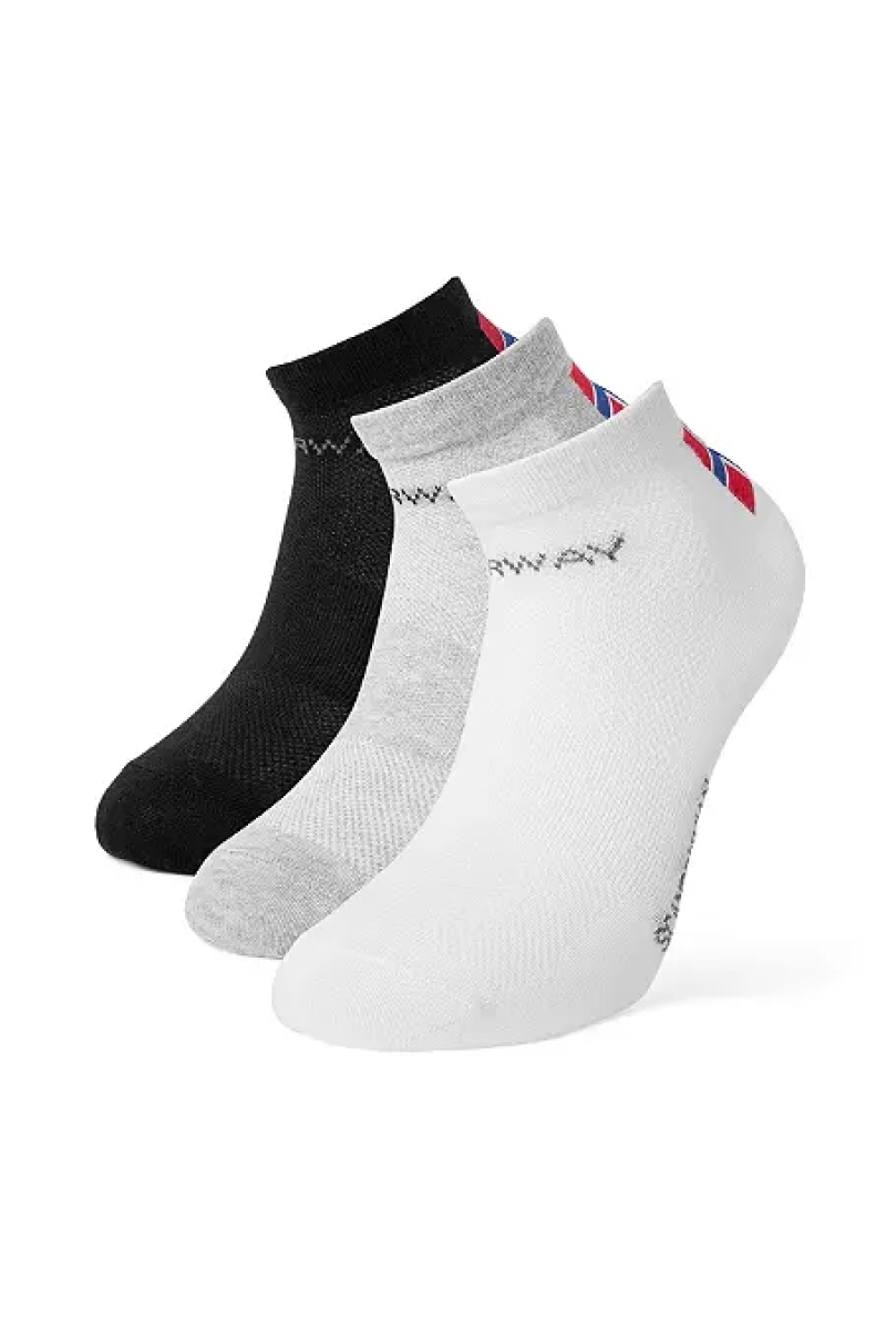 SCANDINAVIAN EXPLORER șosete 3-Pack albastru gri alb unisex